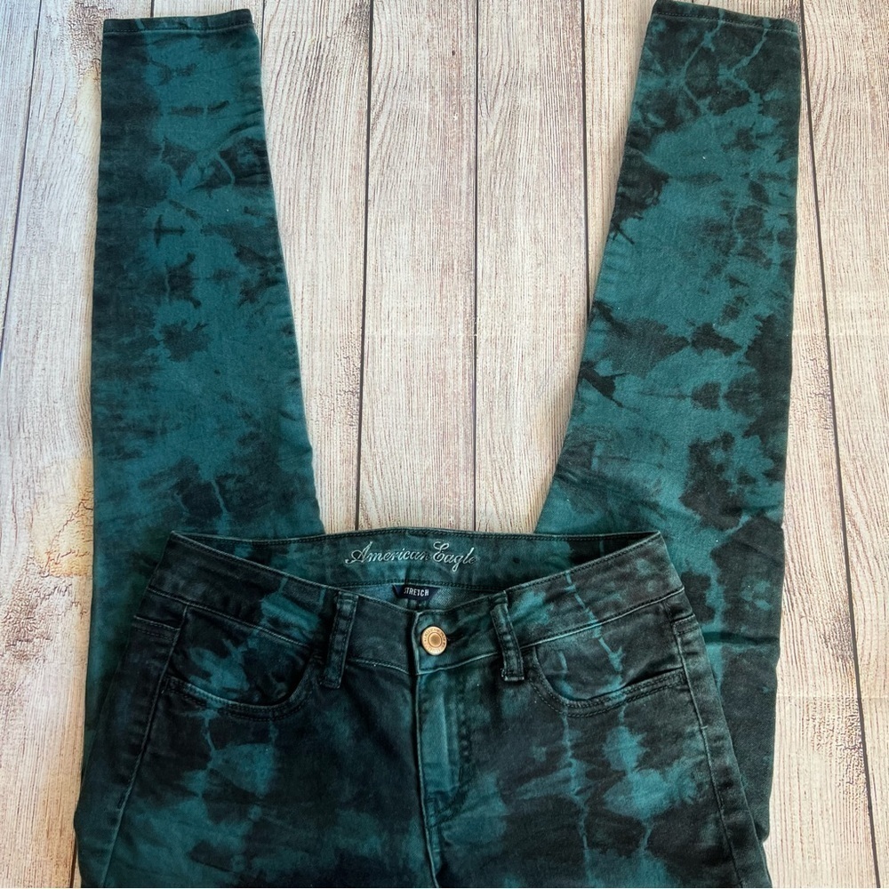 American Eagle Tye Dyed Jegging 4 - Picture 3 of 7
